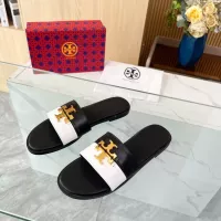Cheap Tory Burch TB Slippers For Women #1320728 Replica Wholesale [$88.00 USD] [ITEM#1320728] on Replica Tory Burch TB Slippers