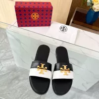 Cheap Tory Burch TB Slippers For Women #1320728 Replica Wholesale [$88.00 USD] [ITEM#1320728] on Replica Tory Burch TB Slippers