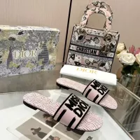 Cheap Christian Dior Slippers For Women #1320752 Replica Wholesale [$68.00 USD] [ITEM#1320752] on Replica Christian Dior Slippers
