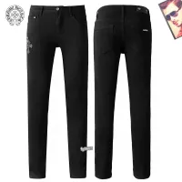 Cheap Chrome Hearts Jeans For Men #1321283 Replica Wholesale [$42.00 USD] [ITEM#1321283] on Replica Chrome Hearts Jeans