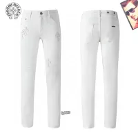 Cheap Chrome Hearts Jeans For Men #1321296 Replica Wholesale [$42.00 USD] [ITEM#1321296] on Replica Chrome Hearts Jeans