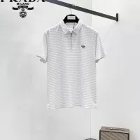 Cheap Prada T-Shirts Short Sleeved For Men #1321332 Replica Wholesale [$48.00 USD] [ITEM#1321332] on Replica Prada T-Shirts