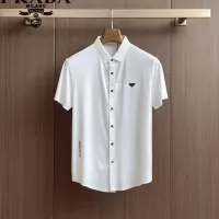 Cheap Prada Shirts Short Sleeved For Men #1321385 Replica Wholesale [$52.00 USD] [ITEM#1321385] on Replica Prada Shirts