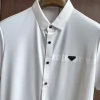 Cheap Prada Shirts Short Sleeved For Men #1321385 Replica Wholesale [$52.00 USD] [ITEM#1321385] on Replica Prada Shirts