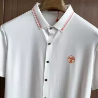 Cheap Hermes Shirts Short Sleeved For Men #1321395 Replica Wholesale [$52.00 USD] [ITEM#1321395] on Replica Hermes Shirts