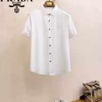 Cheap Prada Shirts Short Sleeved For Men #1321400 Replica Wholesale [$52.00 USD] [ITEM#1321400] on Replica Prada Shirts