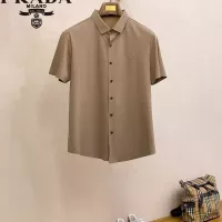 Cheap Prada Shirts Short Sleeved For Men #1321401 Replica Wholesale [$52.00 USD] [ITEM#1321401] on Replica Prada Shirts