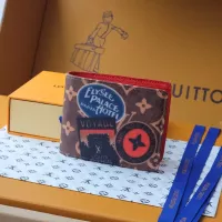 Cheap Louis Vuitton AAA Quality Wallets #1321404 Replica Wholesale [$56.00 USD] [ITEM#1321404] on Replica Louis Vuitton AAA+ Quality Wallets