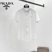 Cheap Prada Shirts Short Sleeved For Men #1321411 Replica Wholesale [$52.00 USD] [ITEM#1321411] on Replica Prada Shirts
