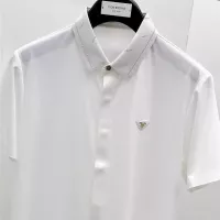 Cheap Prada Shirts Short Sleeved For Men #1321411 Replica Wholesale [$52.00 USD] [ITEM#1321411] on Replica Prada Shirts