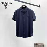 Cheap Prada Shirts Short Sleeved For Men #1321415 Replica Wholesale [$52.00 USD] [ITEM#1321415] on Replica Prada Shirts