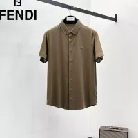Cheap Fendi Shirts Short Sleeved For Men #1321421 Replica Wholesale [$52.00 USD] [ITEM#1321421] on Replica Fendi Shirts