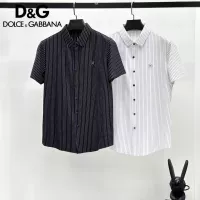 Cheap Dolce &amp; Gabbana D&amp;G Shirts Short Sleeved For Men #1321425 Replica Wholesale [$52.00 USD] [ITEM#1321425] on Replica Dolce &amp; Gabbana D&amp;G Shirts