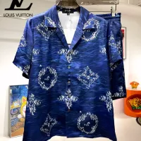 Cheap Louis Vuitton LV Tracksuits Short Sleeved For Men #1321427 Replica Wholesale [$76.00 USD] [ITEM#1321427] on Replica Louis Vuitton LV Tracksuits