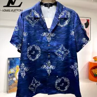 Cheap Louis Vuitton LV Tracksuits Short Sleeved For Men #1321427 Replica Wholesale [$76.00 USD] [ITEM#1321427] on Replica Louis Vuitton LV Tracksuits
