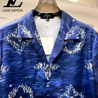 Cheap Louis Vuitton LV Tracksuits Short Sleeved For Men #1321427 Replica Wholesale [$76.00 USD] [ITEM#1321427] on Replica Louis Vuitton LV Tracksuits
