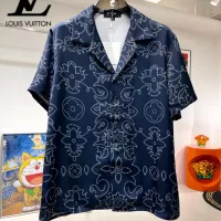 Cheap Louis Vuitton LV Tracksuits Short Sleeved For Men #1321431 Replica Wholesale [$76.00 USD] [ITEM#1321431] on Replica Louis Vuitton LV Tracksuits