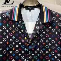 Cheap Louis Vuitton LV Tracksuits Short Sleeved For Men #1321436 Replica Wholesale [$76.00 USD] [ITEM#1321436] on Replica Louis Vuitton LV Tracksuits