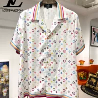 Cheap Louis Vuitton LV Tracksuits Short Sleeved For Men #1321437 Replica Wholesale [$76.00 USD] [ITEM#1321437] on Replica Louis Vuitton LV Tracksuits