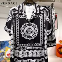 Cheap Versace Tracksuits Short Sleeved For Men #1321444 Replica Wholesale [$76.00 USD] [ITEM#1321444] on Replica Versace Tracksuits