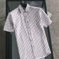 Cheap Christian Dior Shirts Short Sleeved For Men #1321458 Replica Wholesale [$36.00 USD] [ITEM#1321458] on Replica Christian Dior Shirts