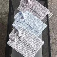 Cheap Christian Dior Shirts Short Sleeved For Men #1321459 Replica Wholesale [$36.00 USD] [ITEM#1321459] on Replica Christian Dior Shirts