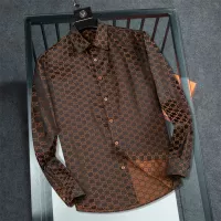 Cheap Gucci Shirts Long Sleeved For Men #1321470 Replica Wholesale [$48.00 USD] [ITEM#1321470] on Replica Gucci Shirts