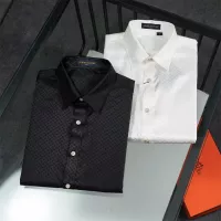 Cheap Louis Vuitton LV Shirts Long Sleeved For Men #1321475 Replica Wholesale [$48.00 USD] [ITEM#1321475] on Replica Louis Vuitton LV Shirts