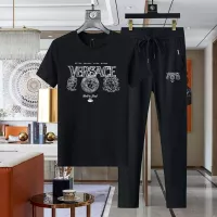 Cheap Versace Tracksuits Short Sleeved For Men #1321648 Replica Wholesale [$64.00 USD] [ITEM#1321648] on Replica Versace Tracksuits