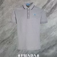 Cheap Prada T-Shirts Short Sleeved For Men #1321656 Replica Wholesale [$45.00 USD] [ITEM#1321656] on Replica Prada T-Shirts