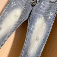 Cheap Chrome Hearts Jeans For Men #1321987 Replica Wholesale [$48.00 USD] [ITEM#1321987] on Replica Chrome Hearts Jeans