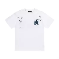 Cheap Amiri T-Shirts Short Sleeved For Unisex #1322736 Replica Wholesale [$39.00 USD] [ITEM#1322736] on Replica Amiri T-Shirts