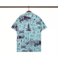 Cheap Louis Vuitton LV Shirts Short Sleeved For Men #1322755 Replica Wholesale [$32.00 USD] [ITEM#1322755] on Replica Louis Vuitton LV Shirts