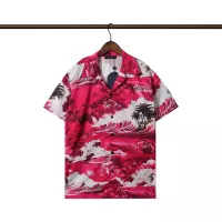 Cheap Louis Vuitton LV Shirts Short Sleeved For Men #1322757 Replica Wholesale [$32.00 USD] [ITEM#1322757] on Replica Louis Vuitton LV Shirts