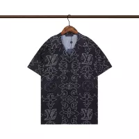 Cheap Louis Vuitton LV Shirts Short Sleeved For Men #1322759 Replica Wholesale [$32.00 USD] [ITEM#1322759] on Replica Louis Vuitton LV Shirts