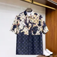Cheap Louis Vuitton LV Tracksuits Short Sleeved For Men #1322990 Replica Wholesale [$76.00 USD] [ITEM#1322990] on Replica Louis Vuitton LV Tracksuits