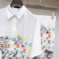 Cheap Louis Vuitton LV Tracksuits Short Sleeved For Men #1322991 Replica Wholesale [$76.00 USD] [ITEM#1322991] on Replica Louis Vuitton LV Tracksuits