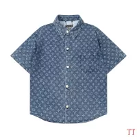 Cheap Louis Vuitton LV Shirts Short Sleeved For Unisex #1323313 Replica Wholesale [$64.00 USD] [ITEM#1323313] on Replica Louis Vuitton LV Shirts