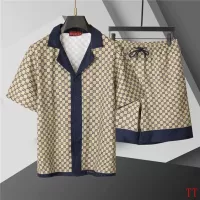 Cheap Gucci Tracksuits Short Sleeved For Men #1323347 Replica Wholesale [$60.00 USD] [ITEM#1323347] on Replica Gucci Tracksuits