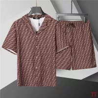 Cheap Fendi Tracksuits Short Sleeved For Men #1323348 Replica Wholesale [$60.00 USD] [ITEM#1323348] on Replica Fendi Tracksuits