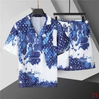 Cheap Louis Vuitton LV Tracksuits Short Sleeved For Men #1323356 Replica Wholesale [$60.00 USD] [ITEM#1323356] on Replica Louis Vuitton LV Tracksuits