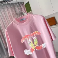 Cheap Chanel T-Shirts Short Sleeved For Unisex #1323386 Replica Wholesale [$42.00 USD] [ITEM#1323386] on Replica Chanel T-Shirts