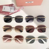 Cheap MIU MIU AAA Quality Sunglasses #1323607 Replica Wholesale [$60.00 USD] [ITEM#1323607] on Replica MIU MIU AAA Sunglasses