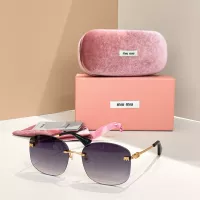 Cheap MIU MIU AAA Quality Sunglasses #1323609 Replica Wholesale [$60.00 USD] [ITEM#1323609] on Replica MIU MIU AAA Sunglasses