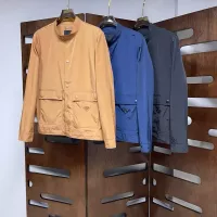 Cheap Prada Jackets Long Sleeved For Men #1323708 Replica Wholesale [$92.00 USD] [ITEM#1323708] on Replica Prada Jackets