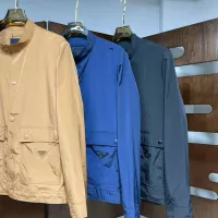 Cheap Prada Jackets Long Sleeved For Men #1323708 Replica Wholesale [$92.00 USD] [ITEM#1323708] on Replica Prada Jackets