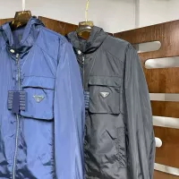 Cheap Prada Jackets Long Sleeved For Men #1323711 Replica Wholesale [$92.00 USD] [ITEM#1323711] on Replica Prada Jackets