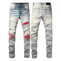Cheap Amiri Jeans For Men #1323985 Replica Wholesale [$64.00 USD] [ITEM#1323985] on Replica Amiri Jeans