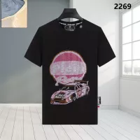 Cheap Philipp Plein PP T-Shirts Short Sleeved For Men #1324030 Replica Wholesale [$27.00 USD] [ITEM#1324030] on Replica Philipp Plein PP T-Shirts