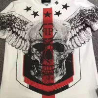 Cheap Philipp Plein PP T-Shirts Short Sleeved For Men #1324054 Replica Wholesale [$27.00 USD] [ITEM#1324054] on Replica Philipp Plein PP T-Shirts